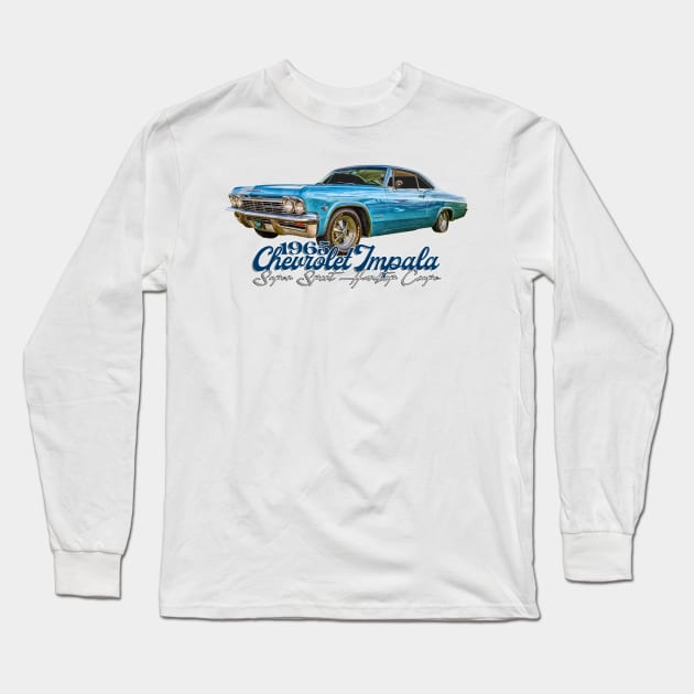 1965 Chevrolet Impala SuperSport Hardtop Coupe Long Sleeve T-Shirt by Gestalt Imagery